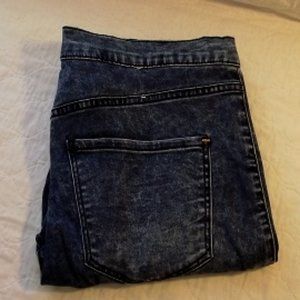 GARAGE Roller Jegging Stretch Womens, Stonewash Bl